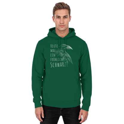 fröhlicher schwarzer Rabe - Basic Unisex Hoodie
