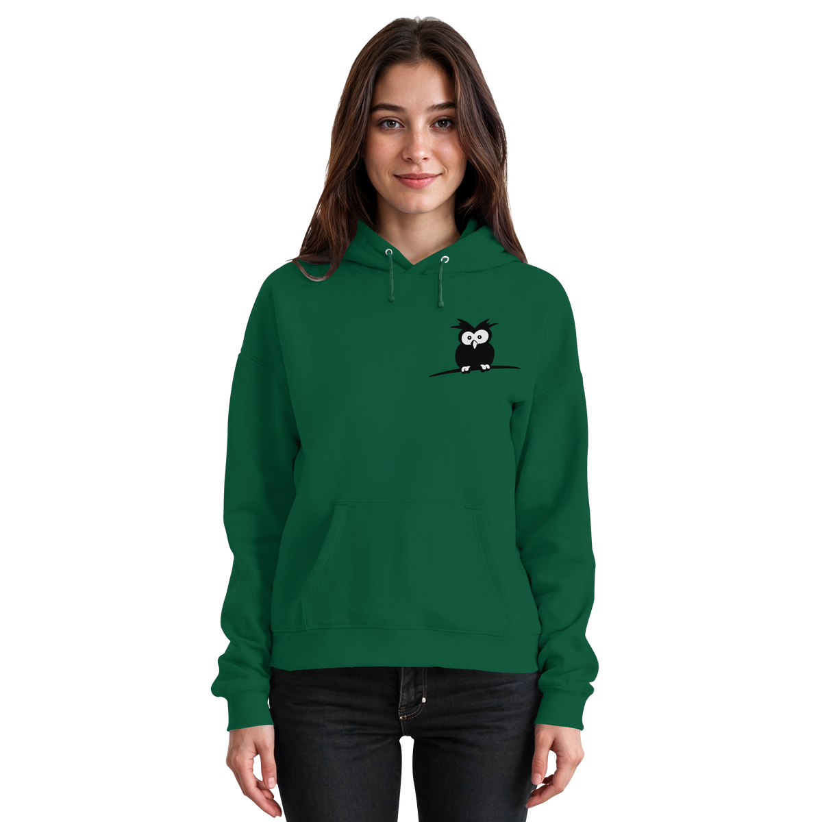 Kleine struppige Eule - Basic Unisex Hoodie