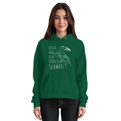 fröhlicher schwarzer Rabe - Basic Unisex Hoodie