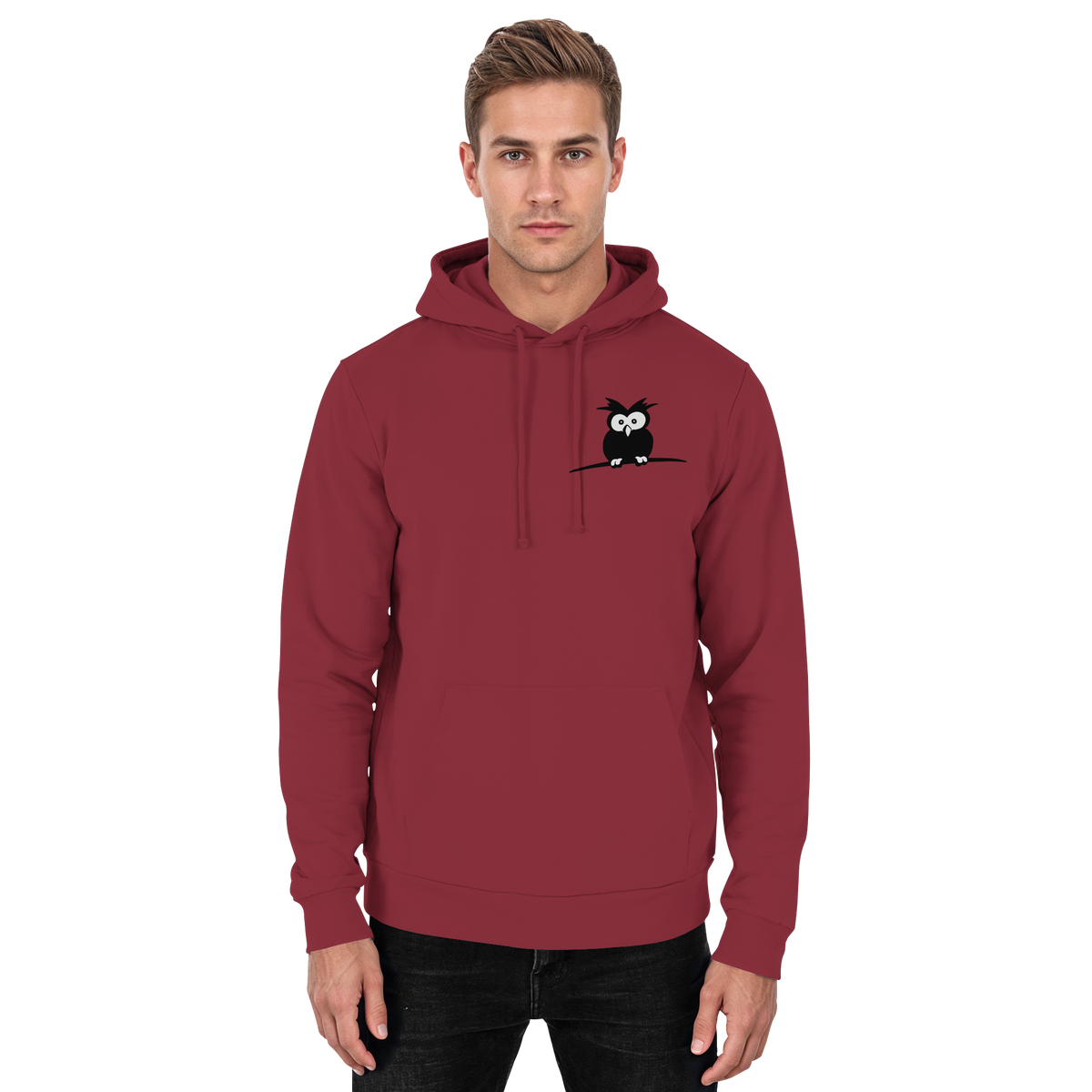 Kleine struppige Eule - Basic Unisex Hoodie
