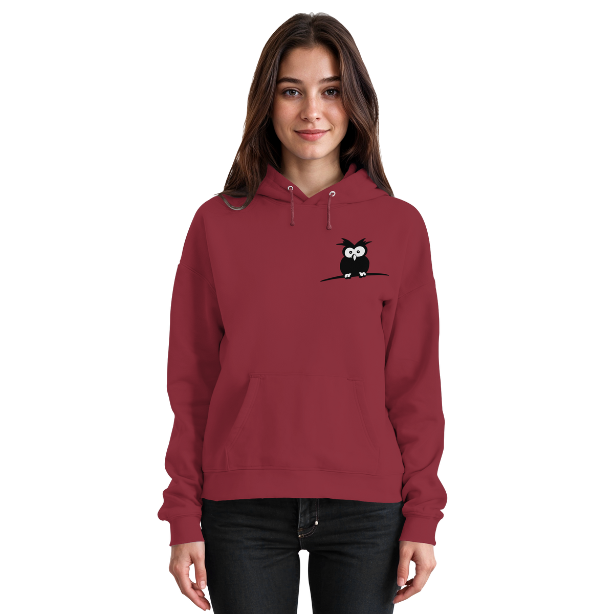 Kleine struppige Eule - Basic Unisex Hoodie