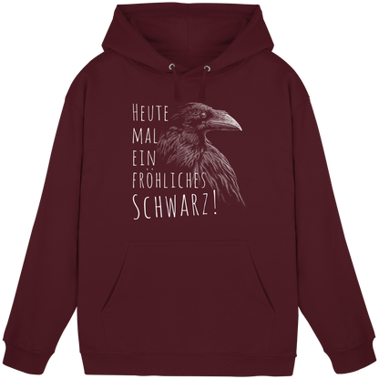 fröhlicher schwarzer Rabe - Basic Unisex Hoodie