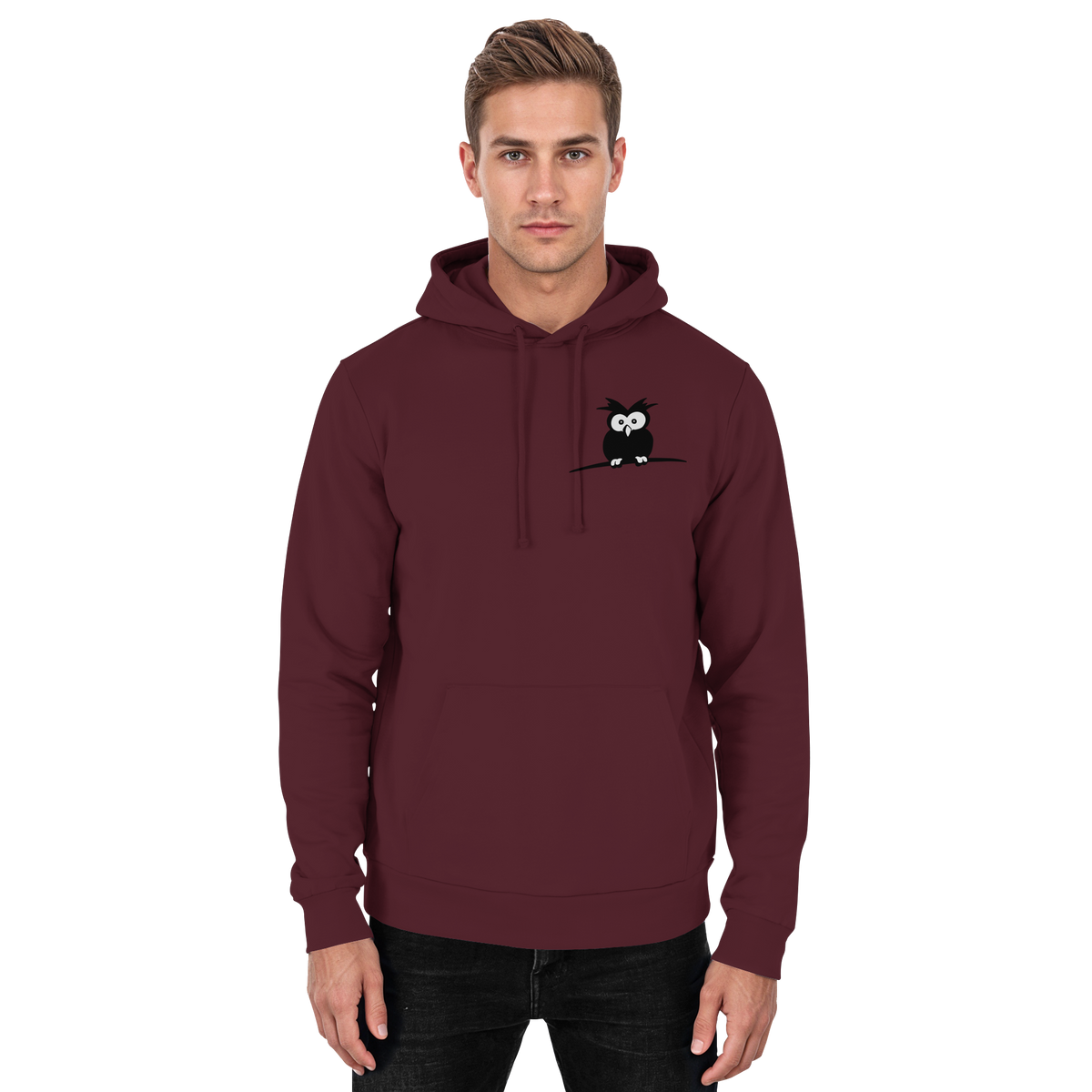 Kleine struppige Eule - Basic Unisex Hoodie