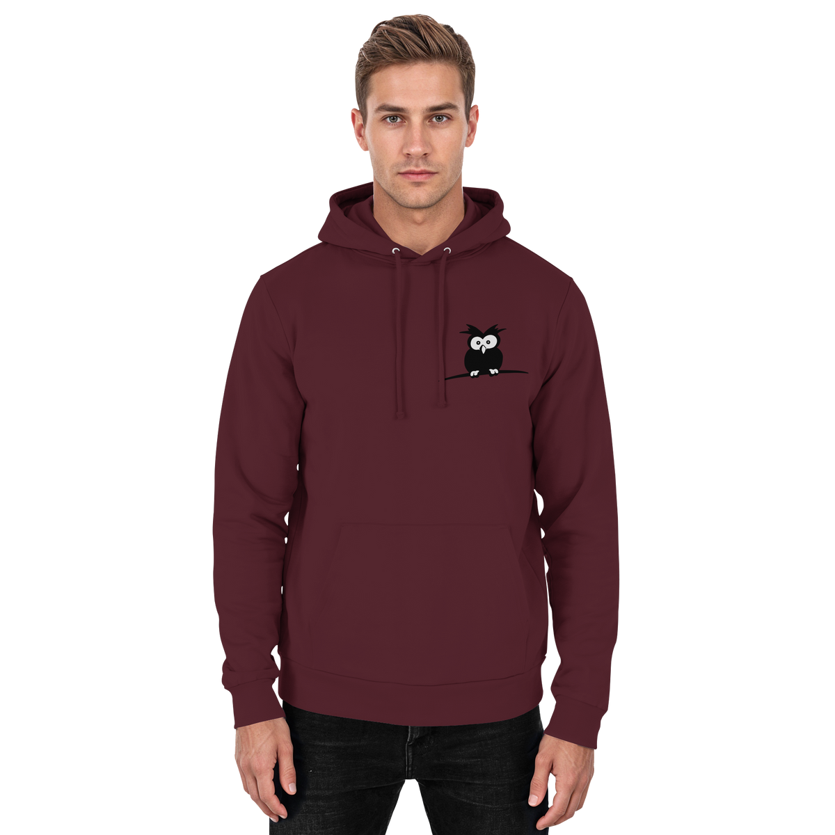 Kleine struppige Eule - Basic Unisex Hoodie
