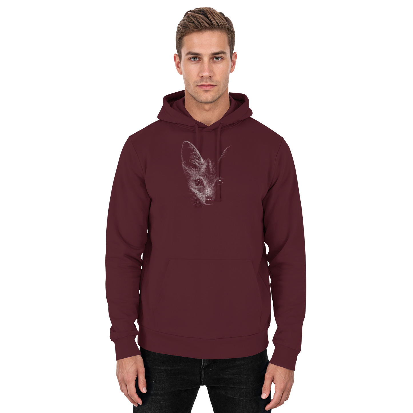 Fuchs Kritzelkunst Illustration - Basic Unisex Hoodie