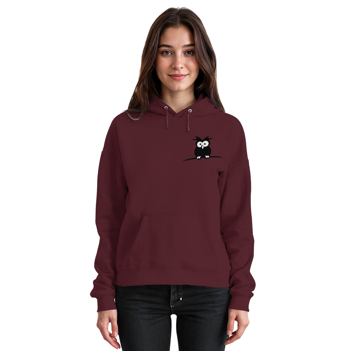 Kleine struppige Eule - Basic Unisex Hoodie