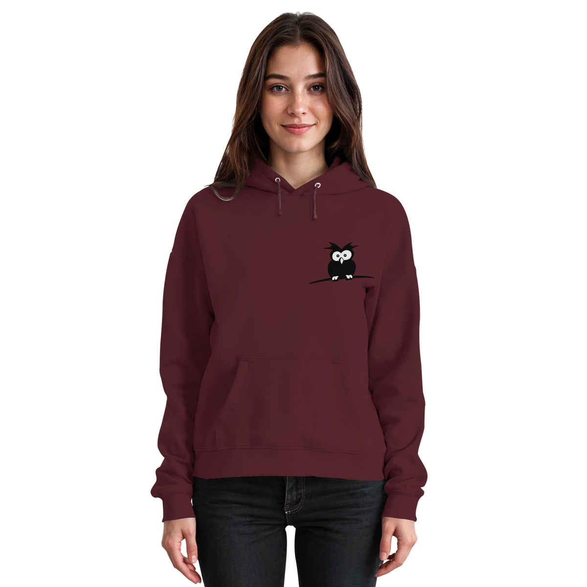 Kleine struppige Eule - Basic Unisex Hoodie