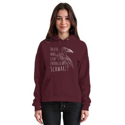 fröhlicher schwarzer Rabe - Basic Unisex Hoodie