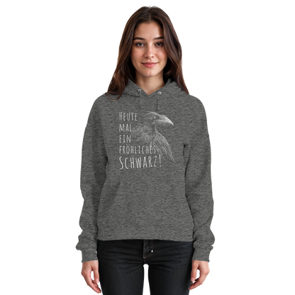 fröhlicher schwarzer Rabe - Basic Unisex Hoodie