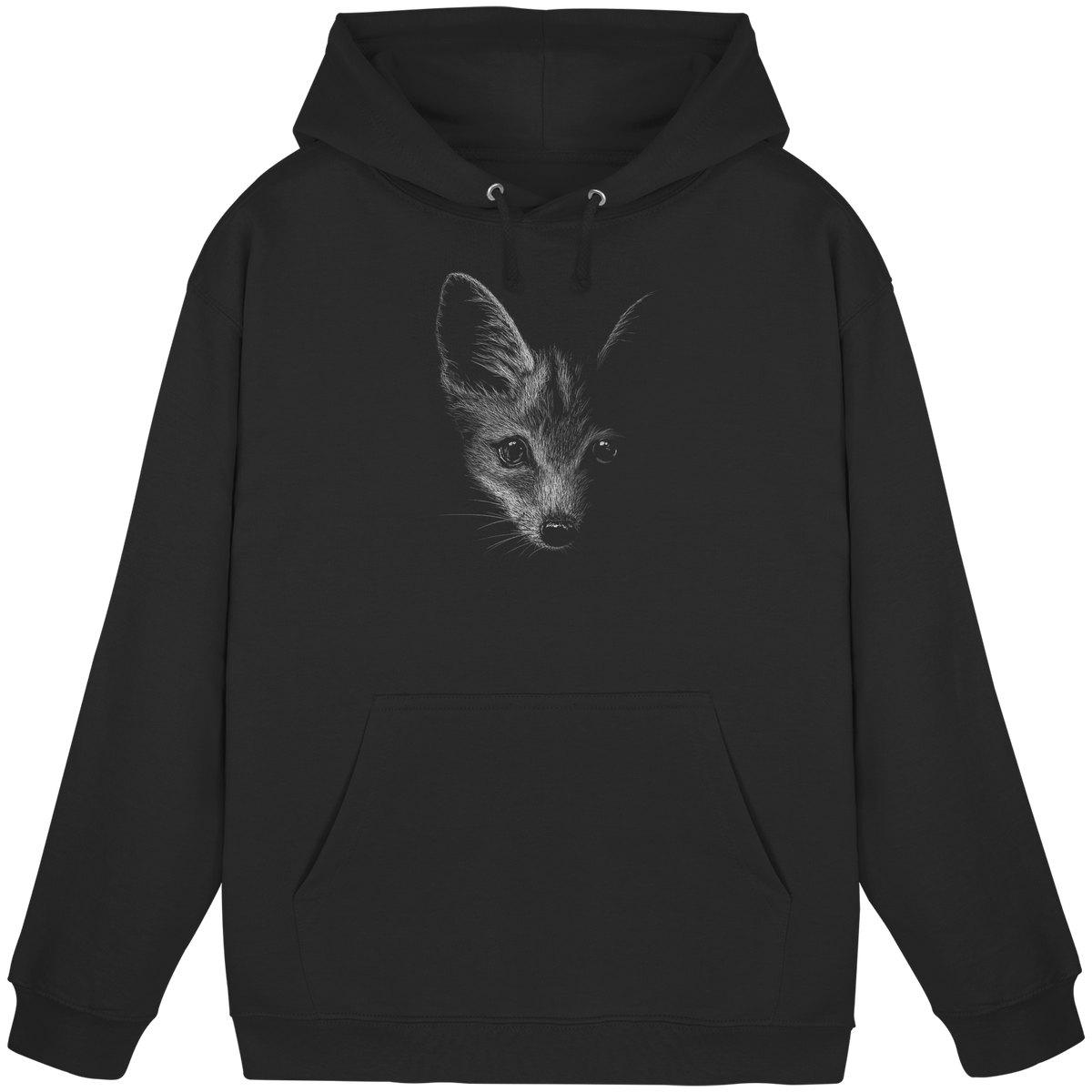 Fuchs Kritzelkunst Illustration - Basic Unisex Hoodie