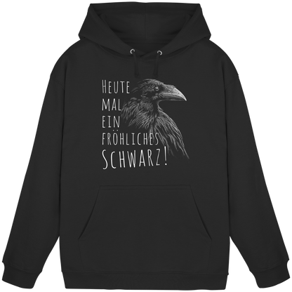 fröhlicher schwarzer Rabe - Basic Unisex Hoodie