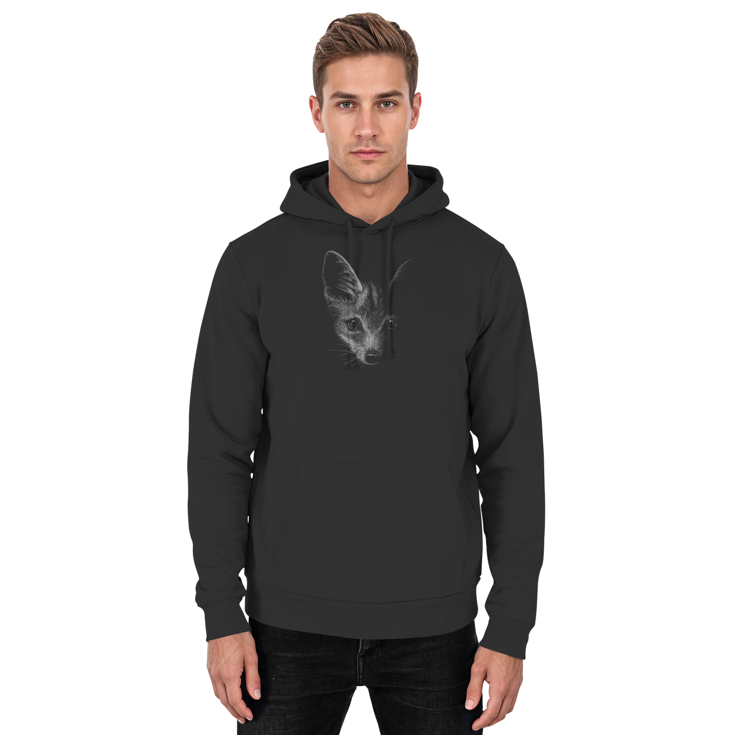 Fuchs Kritzelkunst Illustration - Basic Unisex Hoodie