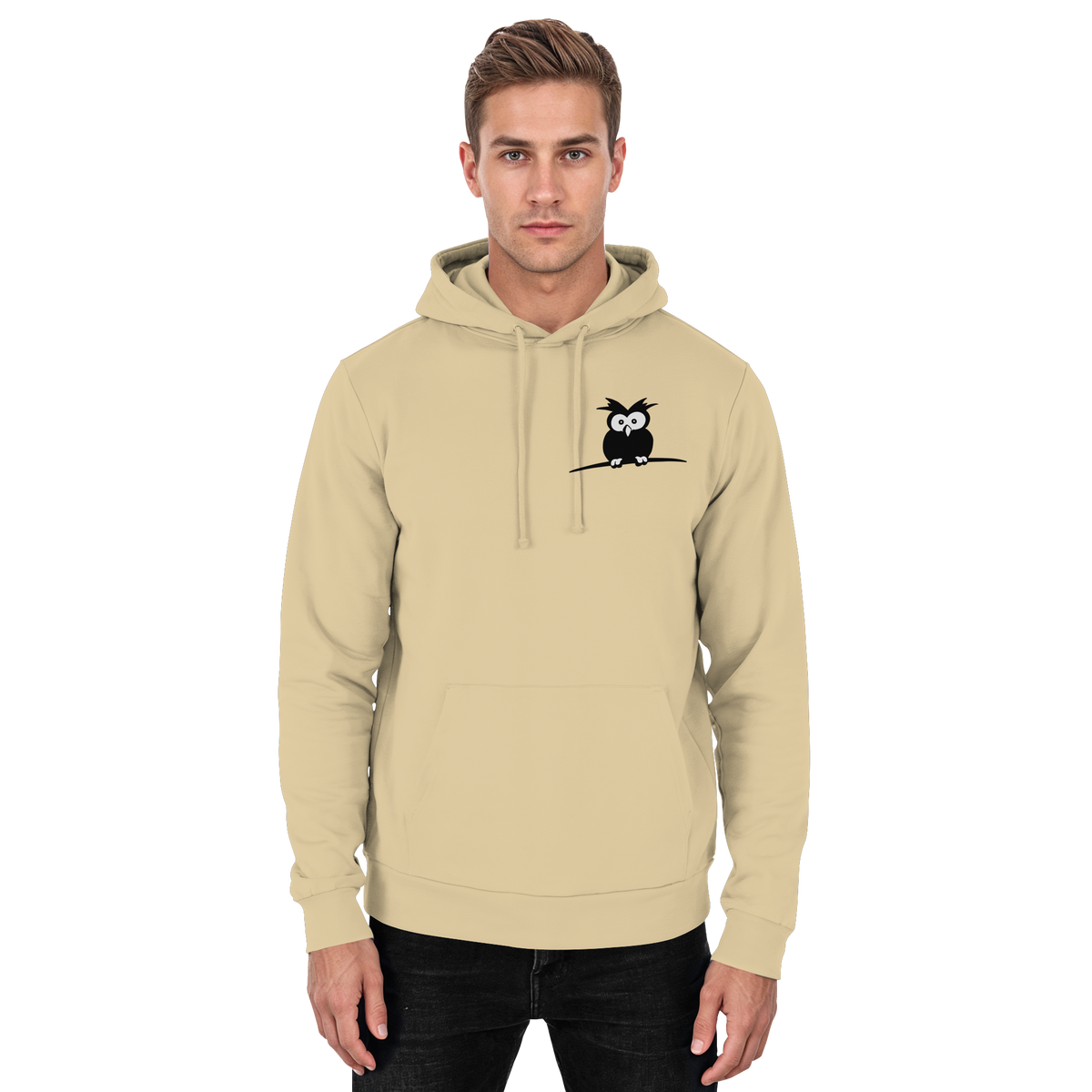 Kleine struppige Eule - Basic Unisex Hoodie