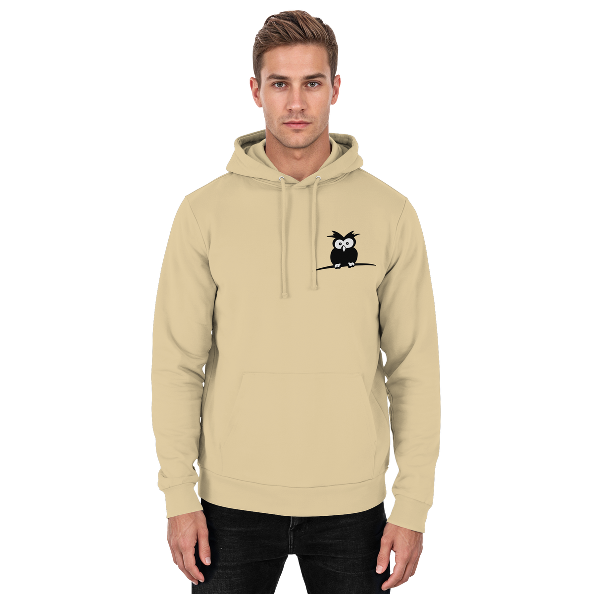 Kleine struppige Eule - Basic Unisex Hoodie
