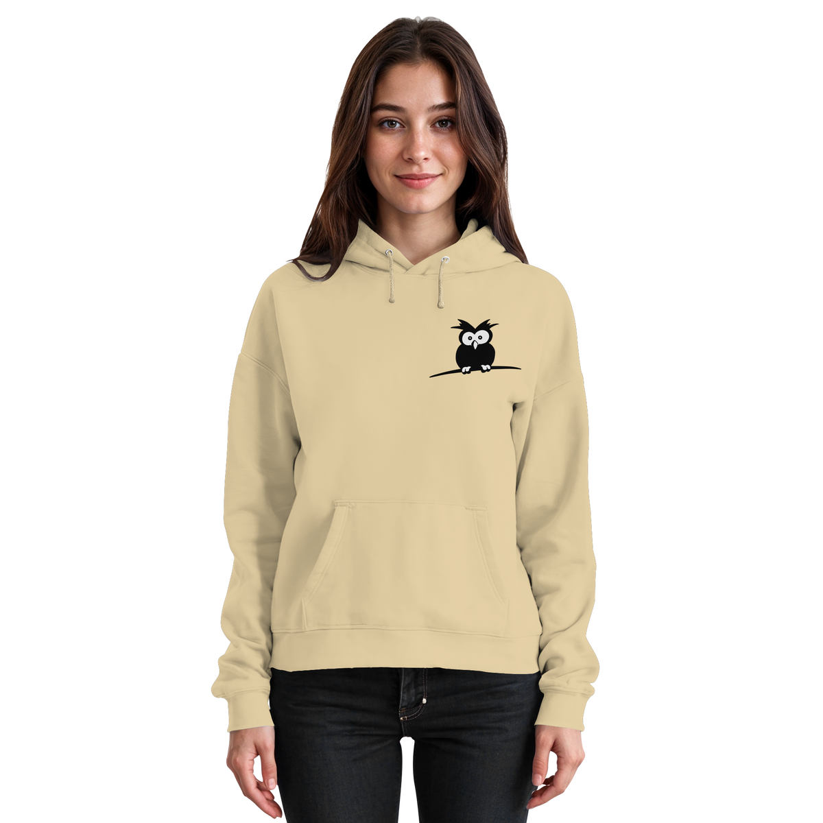 Kleine struppige Eule - Basic Unisex Hoodie