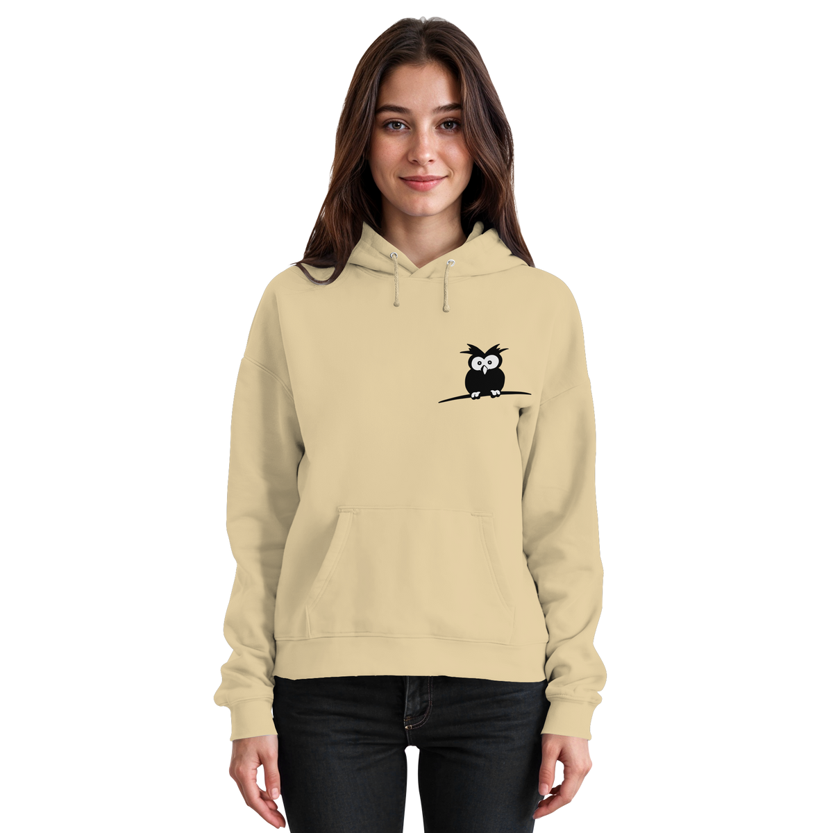 Kleine struppige Eule - Basic Unisex Hoodie