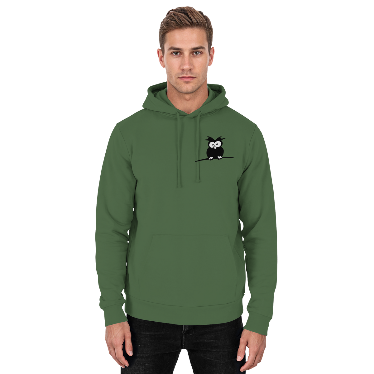 Kleine struppige Eule - Basic Unisex Hoodie