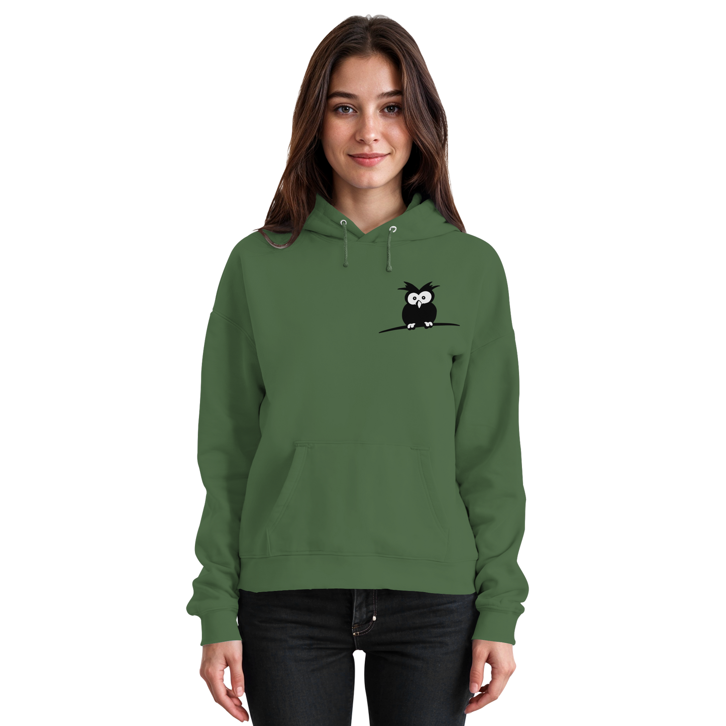 Kleine struppige Eule - Basic Unisex Hoodie