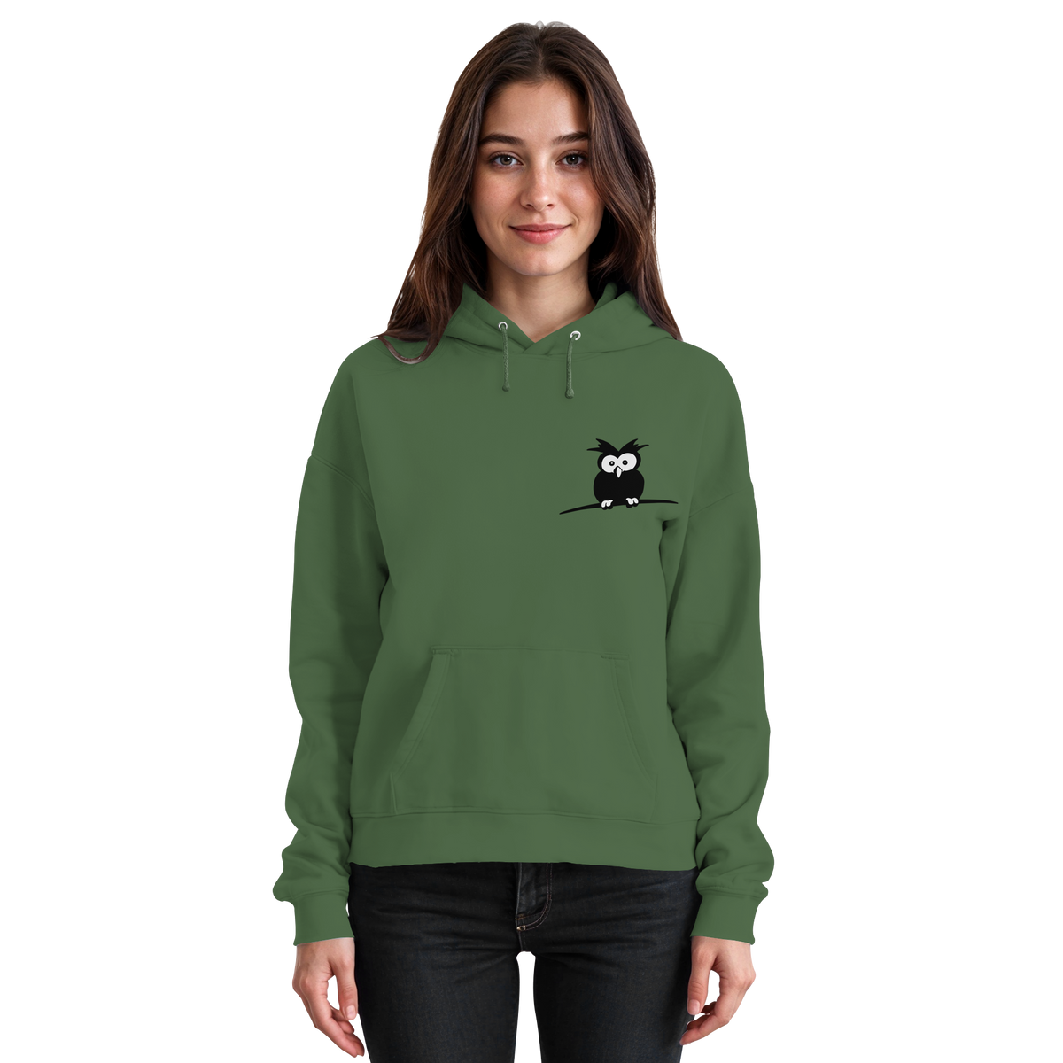 Kleine struppige Eule - Basic Unisex Hoodie