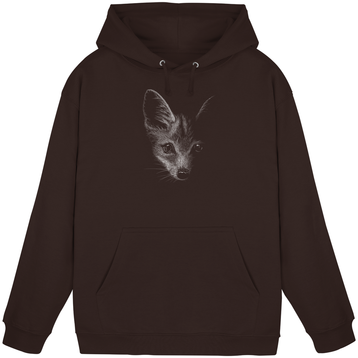 Fuchs Kritzelkunst Illustration - Basic Unisex Hoodie