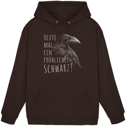 fröhlicher schwarzer Rabe - Basic Unisex Hoodie