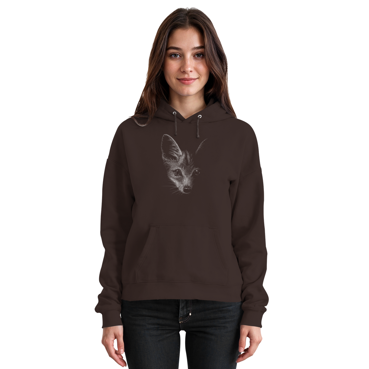 Fuchs Kritzelkunst Illustration - Basic Unisex Hoodie