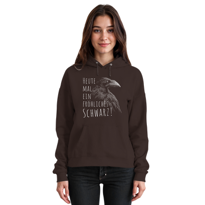 fröhlicher schwarzer Rabe - Basic Unisex Hoodie