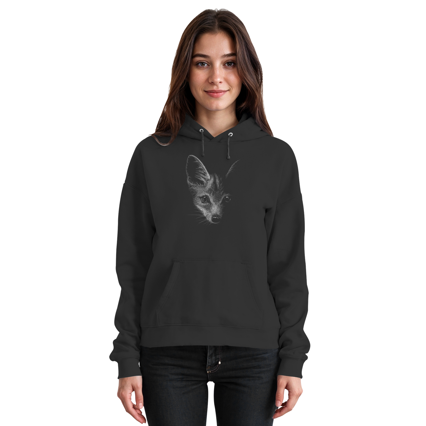 Fuchs Kritzelkunst Illustration - Basic Unisex Hoodie