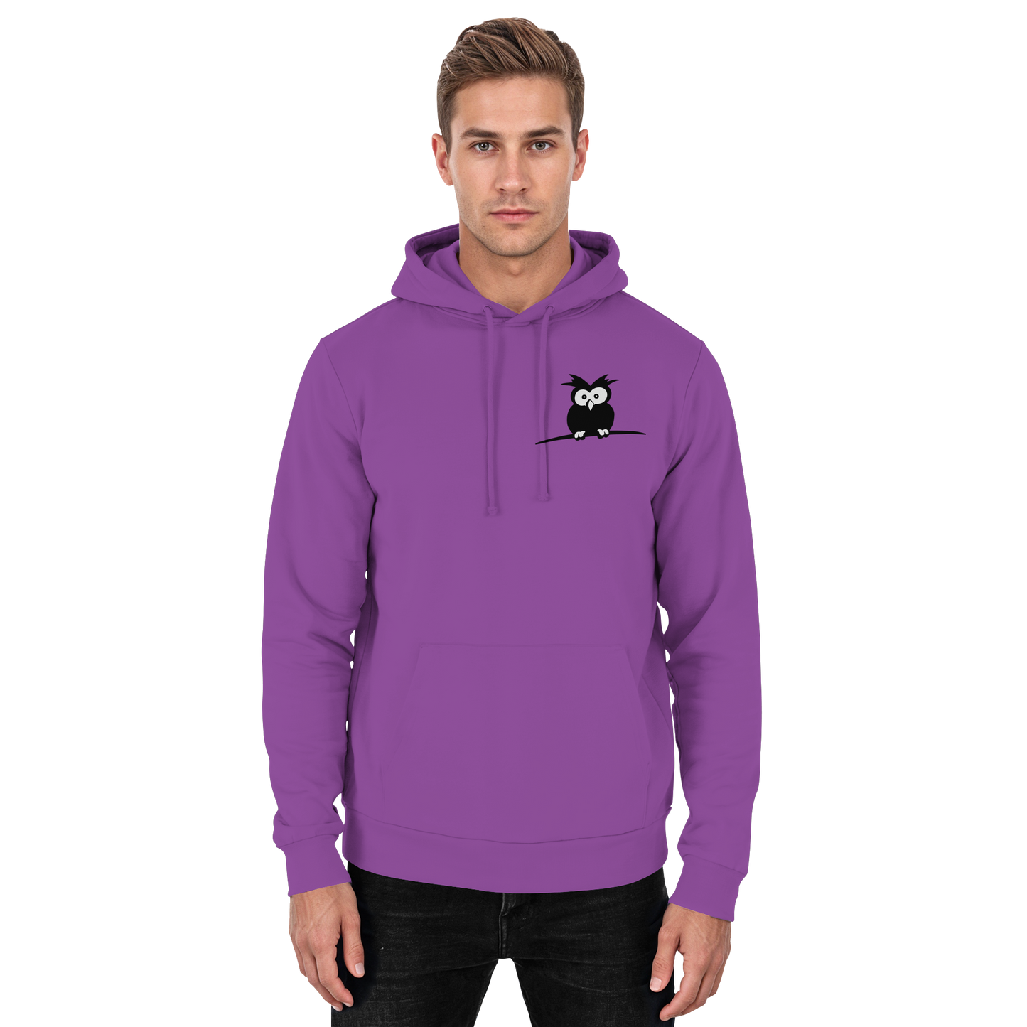 Kleine struppige Eule - Basic Unisex Hoodie