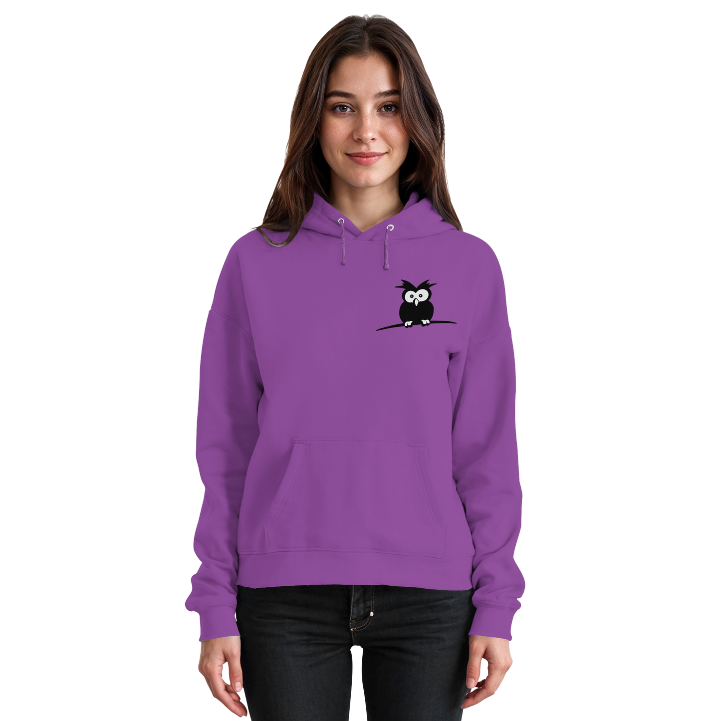 Kleine struppige Eule - Basic Unisex Hoodie
