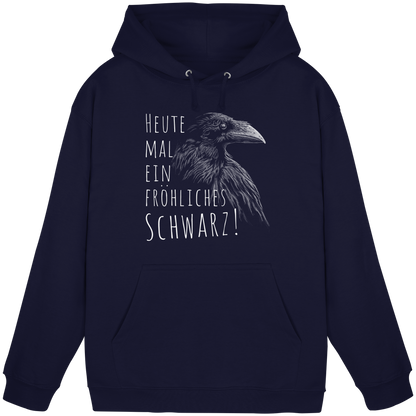 fröhlicher schwarzer Rabe - Basic Unisex Hoodie