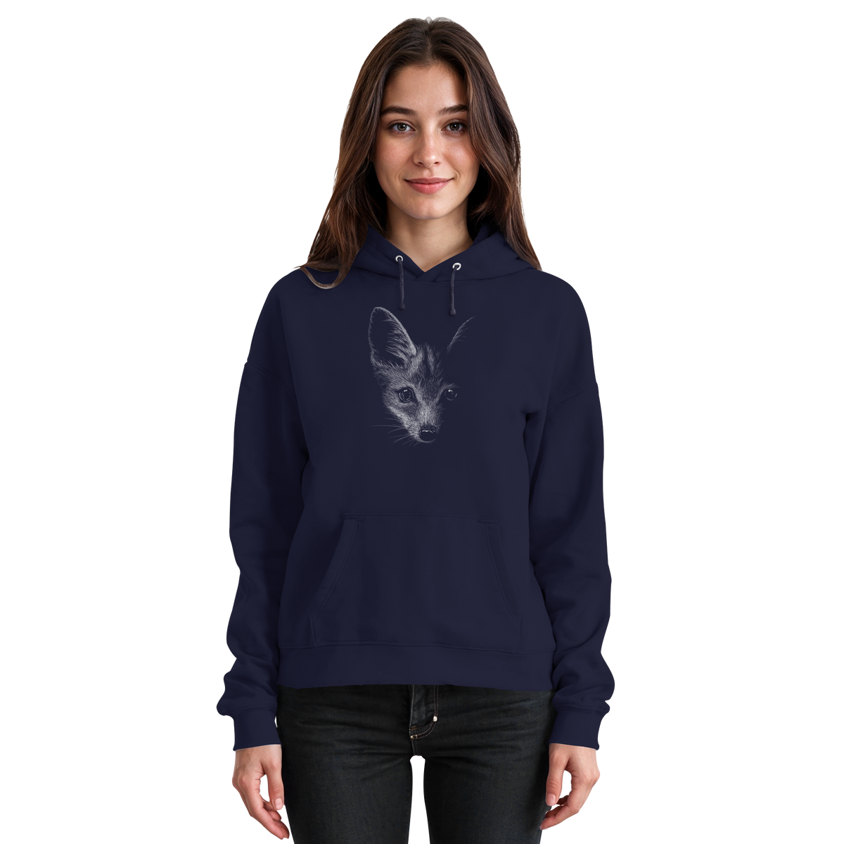 Fuchs Kritzelkunst Illustration - Basic Unisex Hoodie