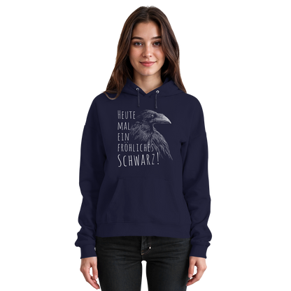 fröhlicher schwarzer Rabe - Basic Unisex Hoodie