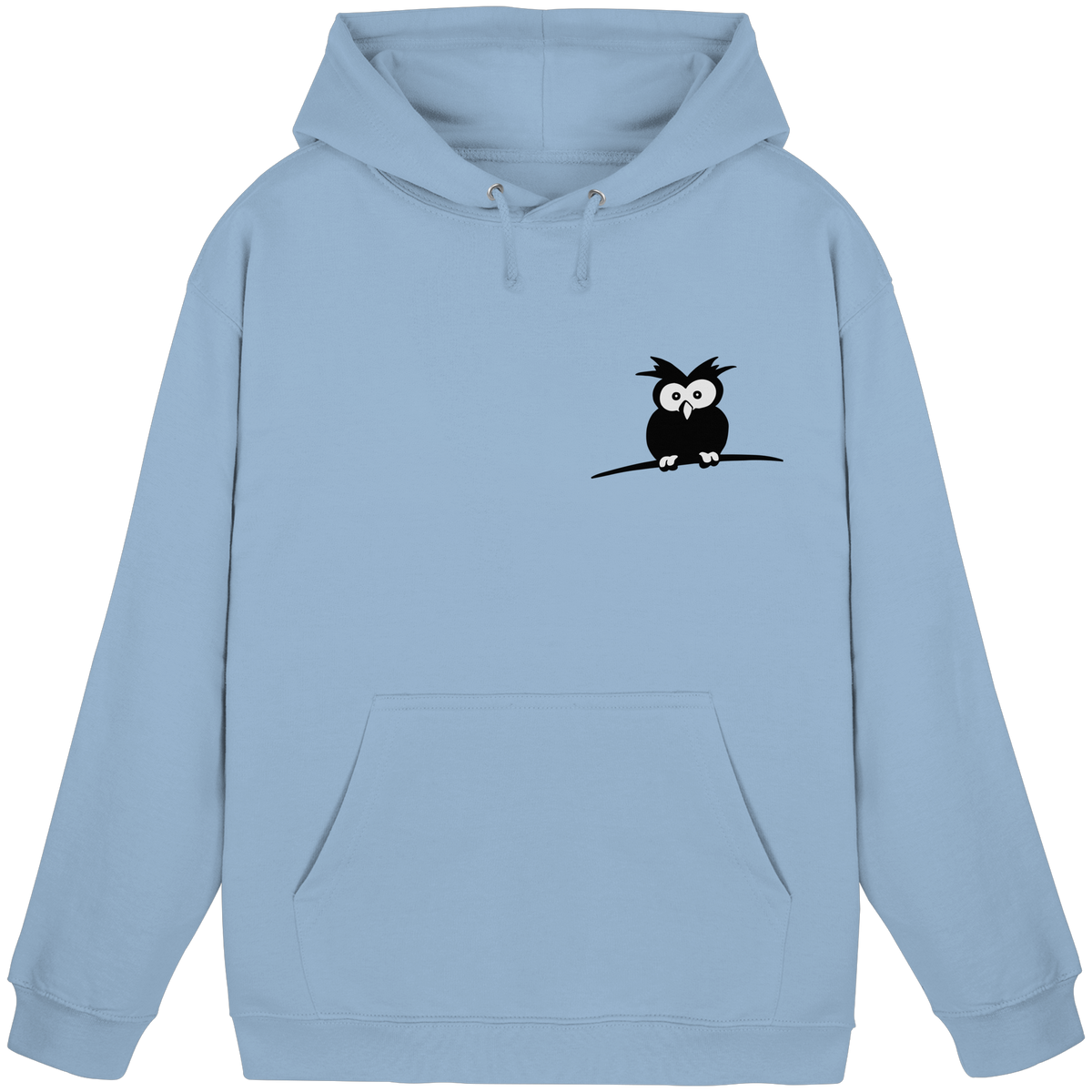 Kleine struppige Eule - Basic Unisex Hoodie