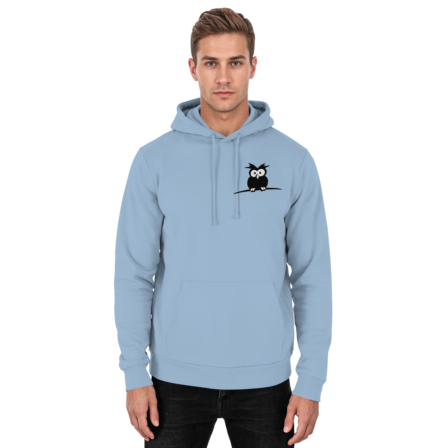 Kleine struppige Eule - Basic Unisex Hoodie