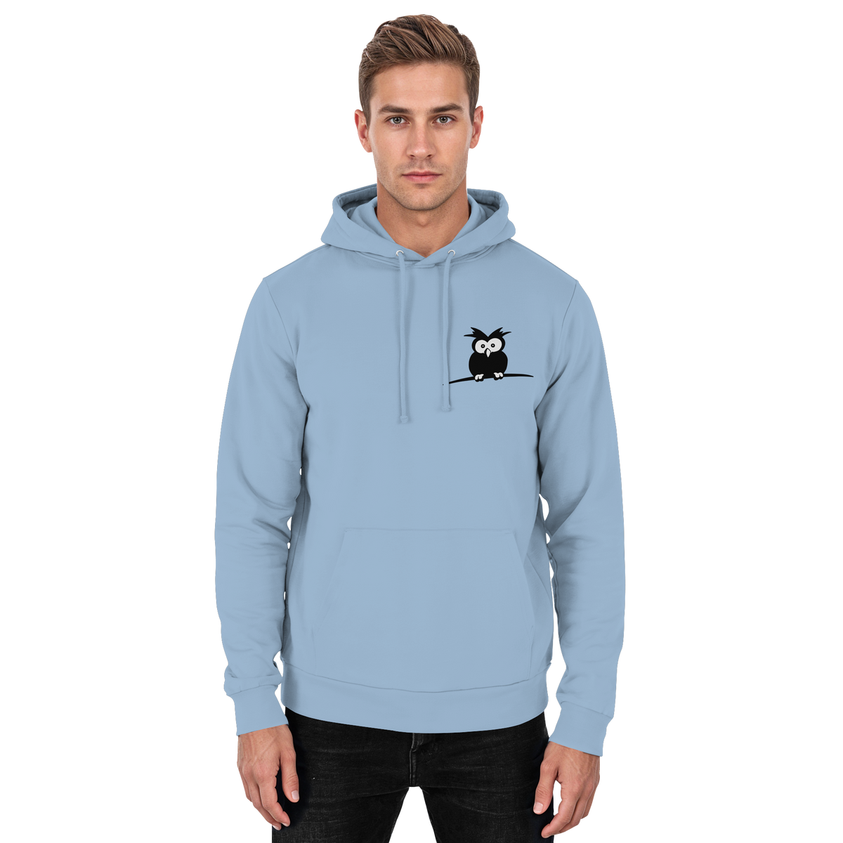 Kleine struppige Eule - Basic Unisex Hoodie