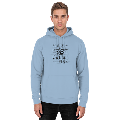 Owl Be Fine Street Art Eule - Basic Unisex Hoodie