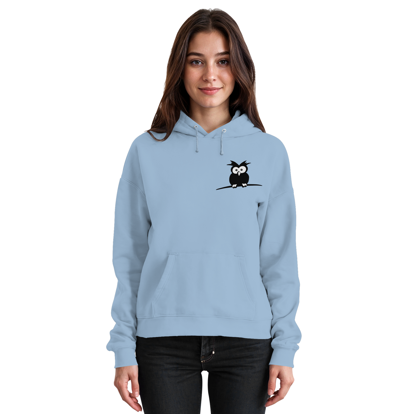 Kleine struppige Eule - Basic Unisex Hoodie