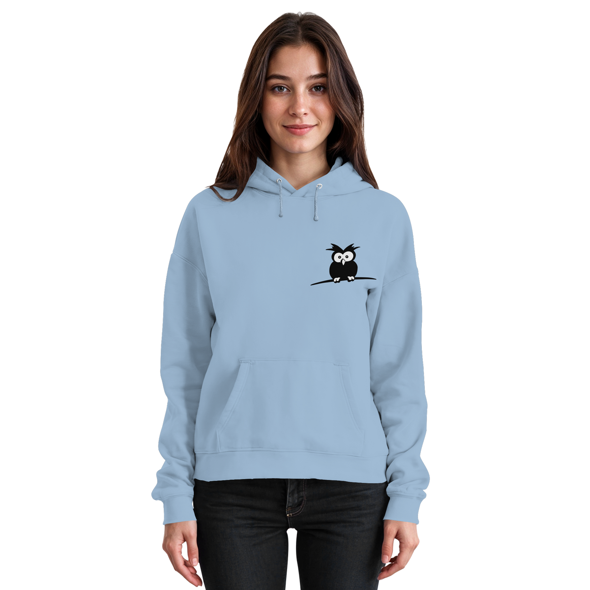 Kleine struppige Eule - Basic Unisex Hoodie