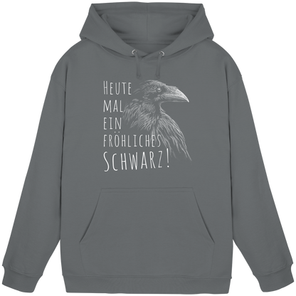 fröhlicher schwarzer Rabe - Basic Unisex Hoodie