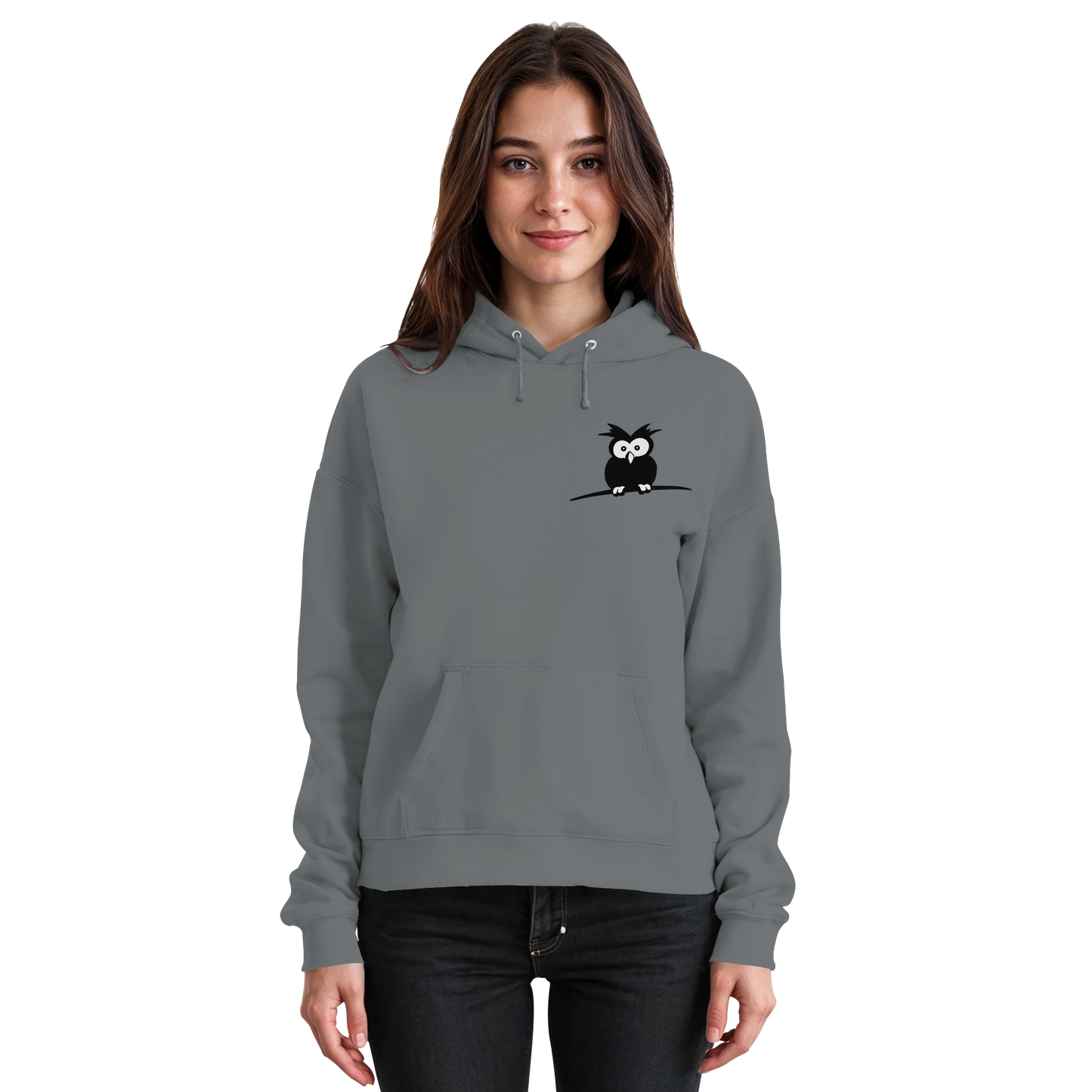 Kleine struppige Eule - Basic Unisex Hoodie