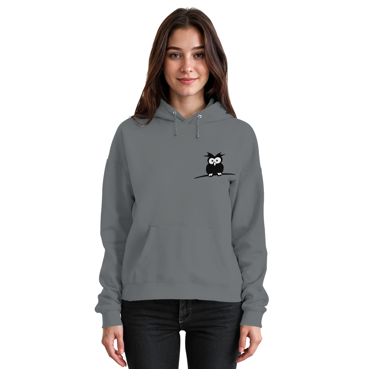 Kleine struppige Eule - Basic Unisex Hoodie