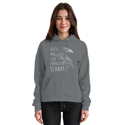 fröhlicher schwarzer Rabe - Basic Unisex Hoodie