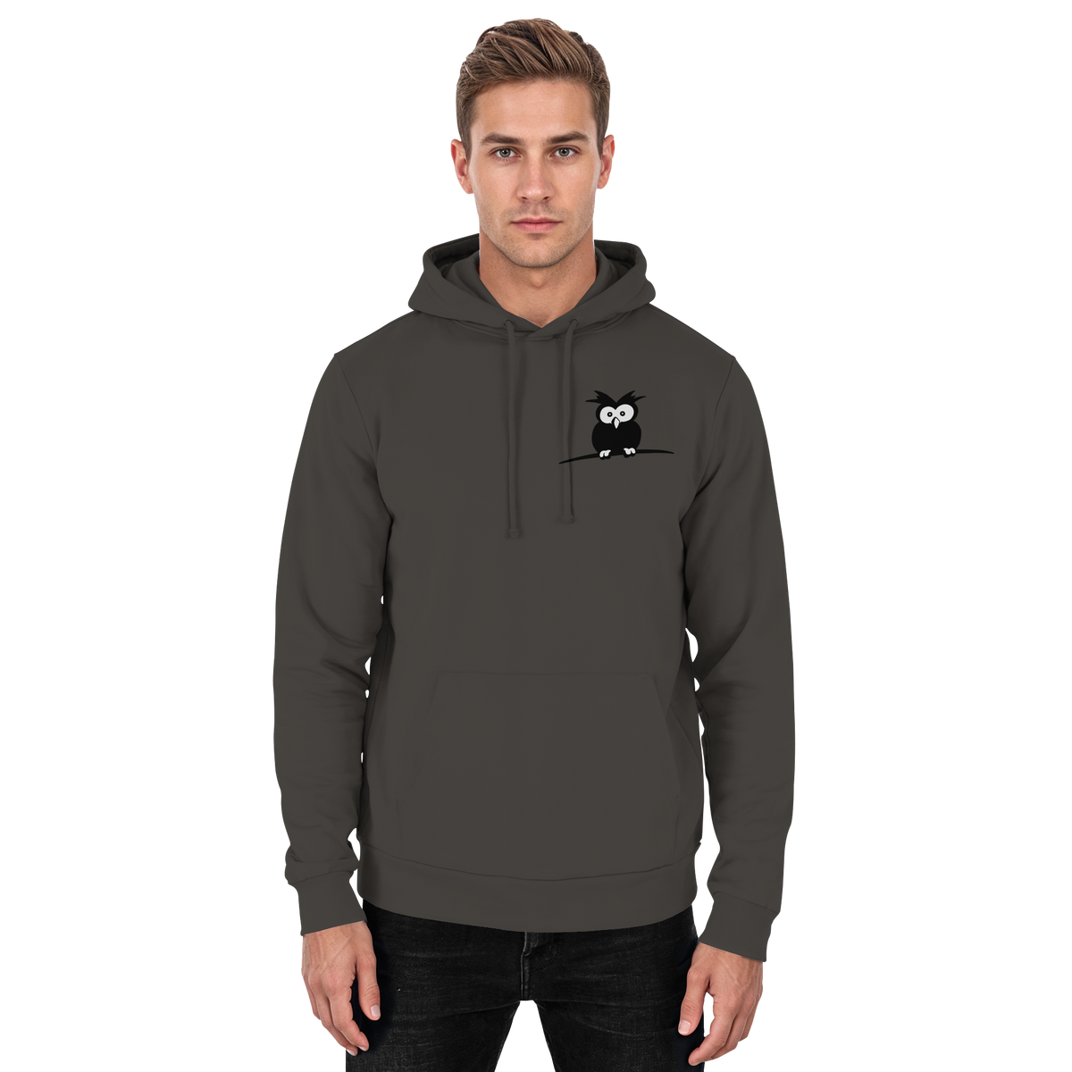 Kleine struppige Eule - Basic Unisex Hoodie