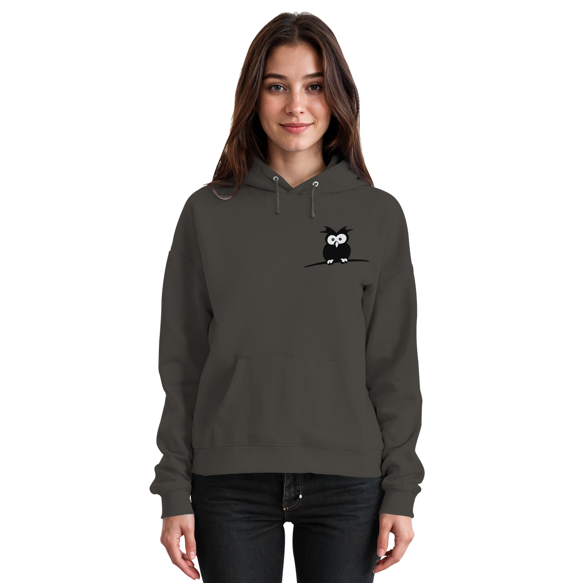 Kleine struppige Eule - Basic Unisex Hoodie