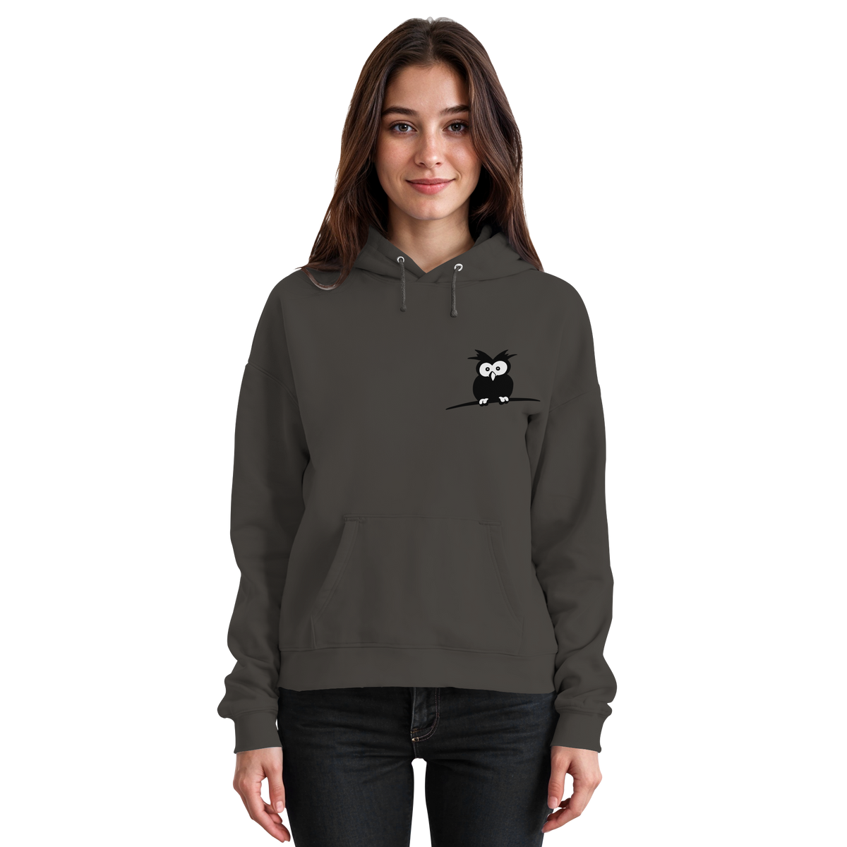Kleine struppige Eule - Basic Unisex Hoodie