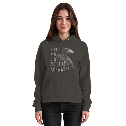 fröhlicher schwarzer Rabe - Basic Unisex Hoodie
