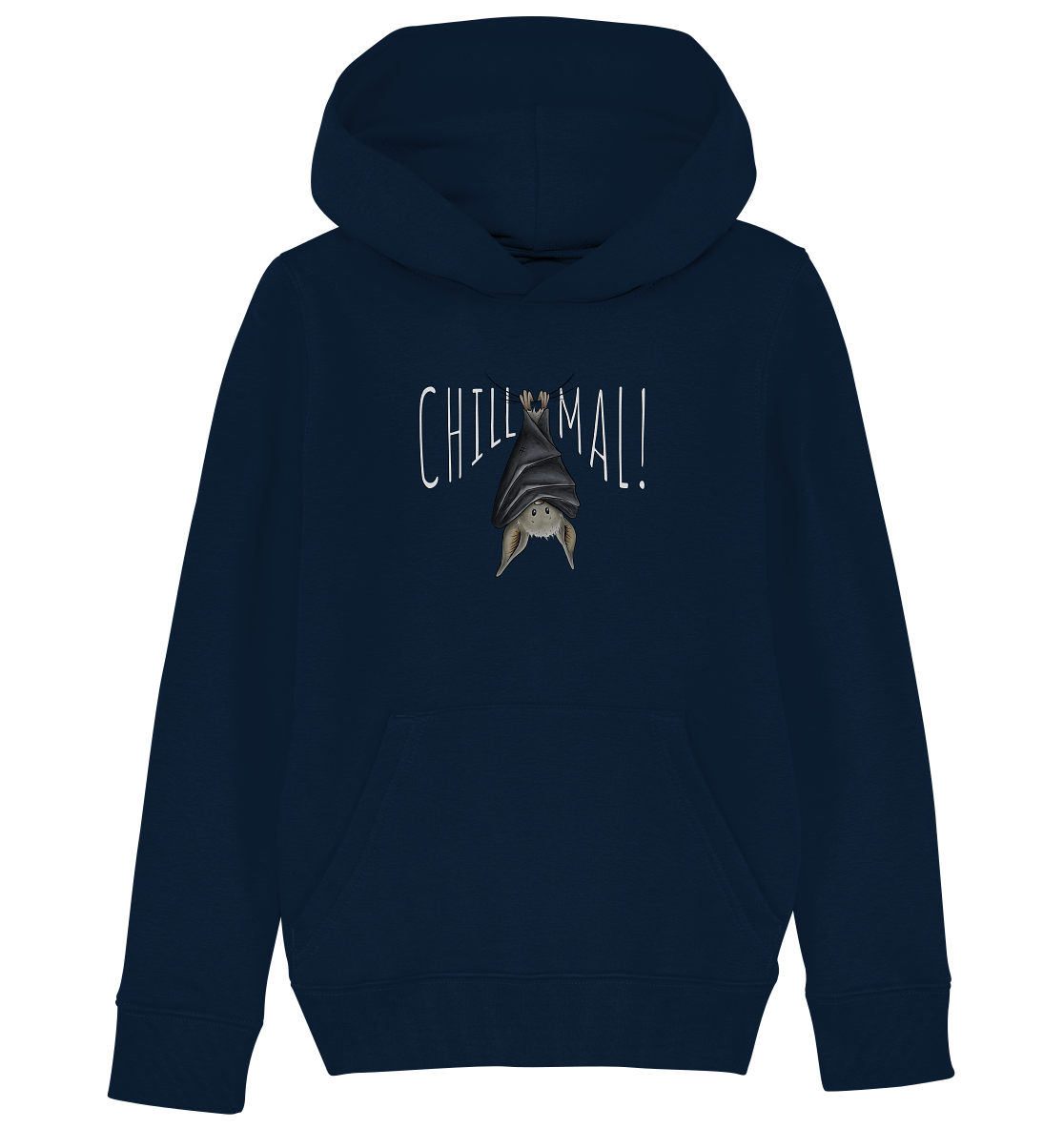 Chill Mal gemütliche Fledermaus - Kids Organic Hoodie