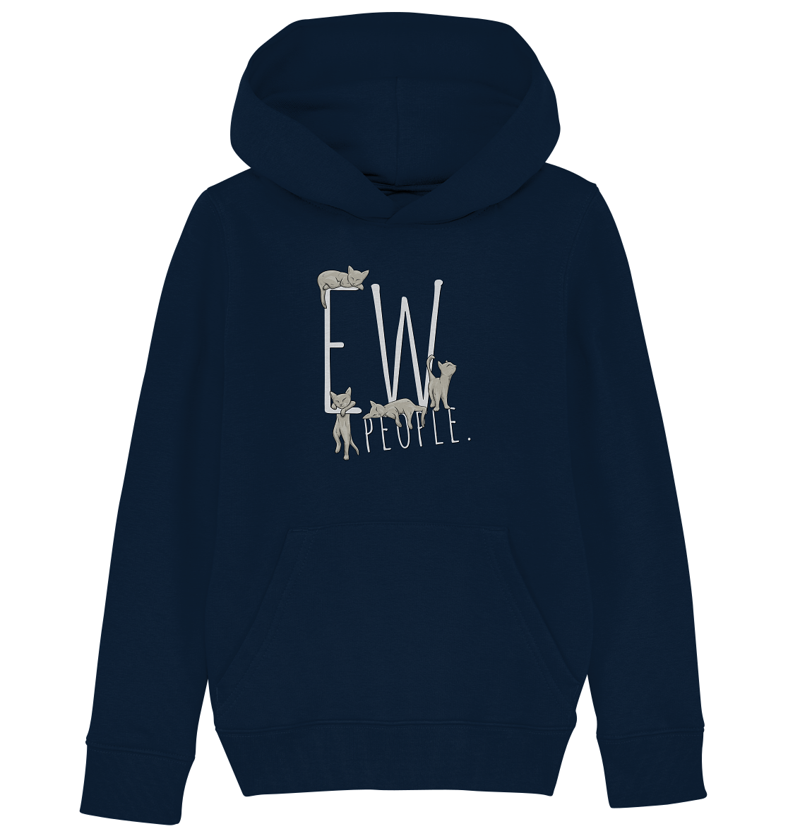 Ew, People. Sarkastische Katzen - Kids Organic Hoodie