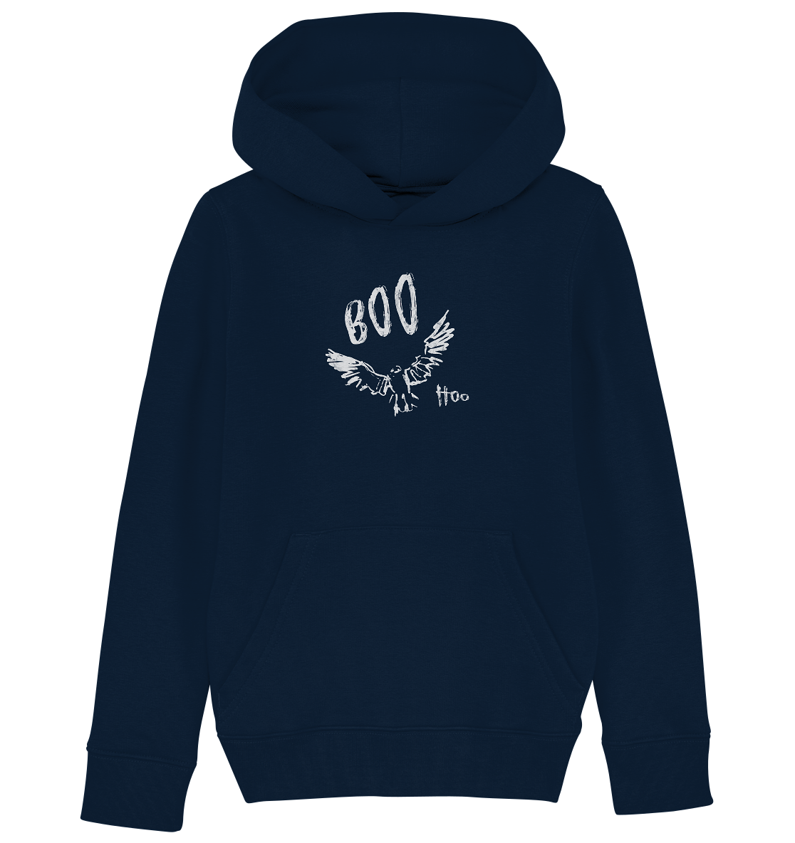 Boo Hoo! Fliegende Eule  - Kids Organic Hoodie